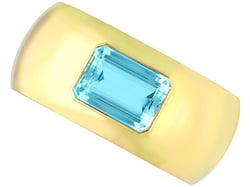 Vintage Aquamarine Bangle UK