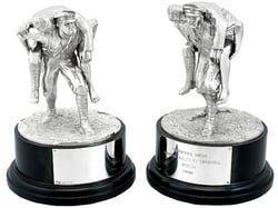 Unusual Hallmarked Silver Trophy Set