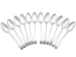 Antique Sterling Silver Serving Spoons