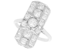Antique Platinum Dress Ring Diamond