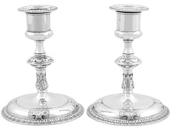 Piano Candle Holders Antique