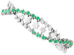 Vintage Emerald Bracelet 