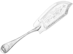 19th Century Silver Fish Slice