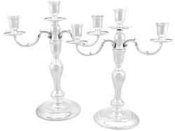 Vintage Three Light Candelabra 