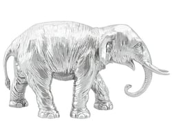 Large Sterling Silver Elephant Box