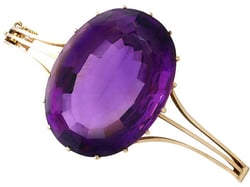 Antique Amethyst Bangle