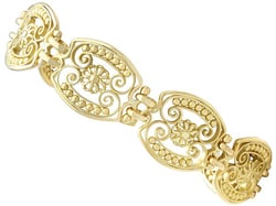 Edwardian 18ct Yellow Gold Bracelet