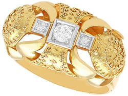 Yellow Gold Art Deco Ring