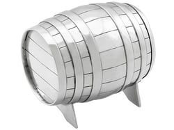 Unusual Silver Trinket Box