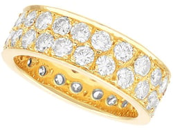 Yellow Gold Diamond Eternity Ring UK
