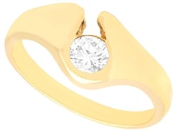 Unusual Diamond Solitaire Ring for Sale