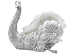 Antique Glass Swan Dish