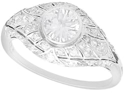 Art Deco Platinum Diamond Ring