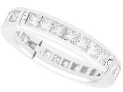 Diamond Eternity Ring White Gold for Sale