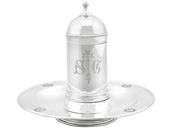 Unusual Communion Set in Silver 
