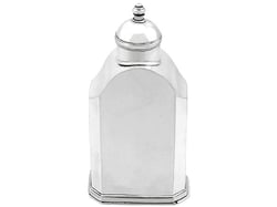 German Silver Tea Caddy