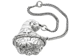 19th Century Vinaigrette in Sterling Silver