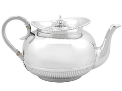 Victorian Silver Bachelor Teapot