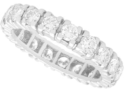 1950s Eternity Ring in White Gold