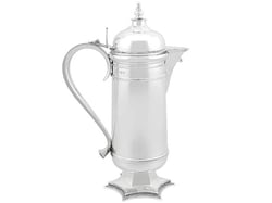 Arts and Crafts Style Silver Flagon