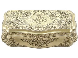 German Gold Snuff Box