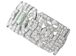 Art Deco Platinum Diamond Bracelet