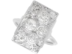 Rectangular Multi Diamond Dress Ring