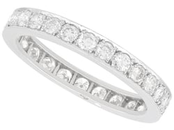 French Diamond Eternity Band for Sale