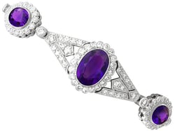 Amethyst and Diamond Bracelet for Sale UK