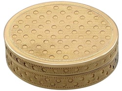 18k Gold Vinaigrette Box