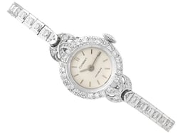 Vintage Diamond Ladies Watch in Platinum