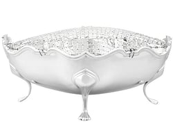 Antique Silver Footed Centrepiece Bowl