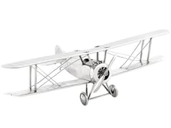 Antique Sterling Silver Plane Ornament