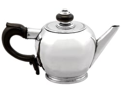 West Country Silver Miniature or Herb Teapot