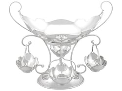Antique Silver George V Epergne Centrepiece