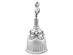 Victorian Table Bell in Sterling Silver
