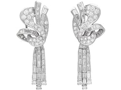 Vintage Diamond Day and Night Earrings