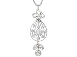 Victorian Diamond Pendant 