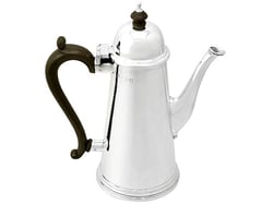 English Silver Coffee Pot