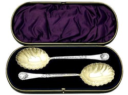 silver fruit spoons 