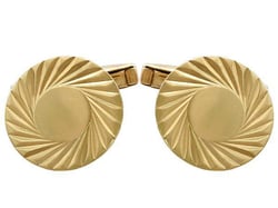 Men's Vintage Gold Cufflinks