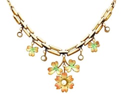 Victorian Floral Necklace