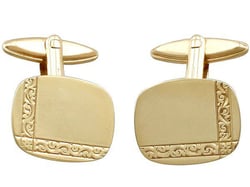 English Gold Cufflinks