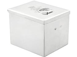Plain Victorian Silver Tea Caddy