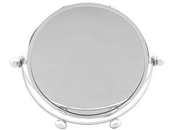 Antique Sterling Silver Shaving Mirror