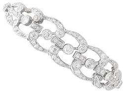 Platinum Diamond Bracelet for Women