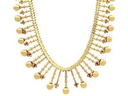 Victorian 18ct Gold Fringe Necklace for Sale