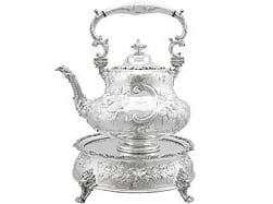 Louis Style Antique Silver Kettle