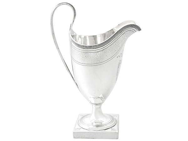 Bateman silver cream jug