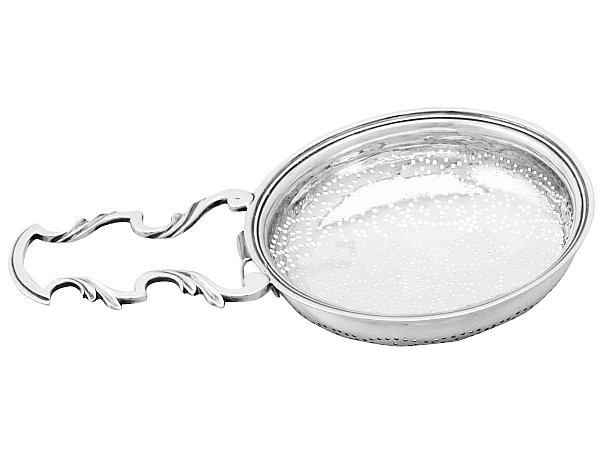 Antique Silver Lemon Strainer